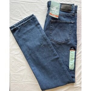 Men's Magellan Outdoors Classic Straight Jeans - 32X34 Blue Pant New